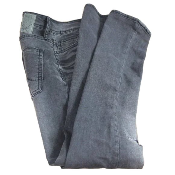 Departwest Trouper Black Fade Destructed Taper Stretch Jeans, Size 26/29 - Picture 5 of 8